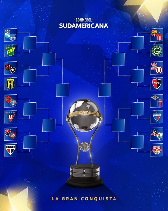 Definidos os playoffs da Copa Sul-Americana; de um destes