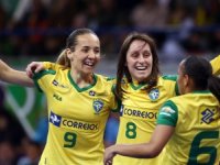 Brasil vence Portugal e é tricampeão mundial no futsal feminino