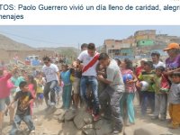 Herói corintiano vira papai noel de crianças pobres no Peru