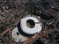 Cobertura da Arena Fonte Nova será finalizada nesta terça-feira