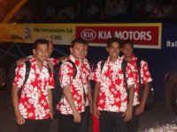 Floridos, jogadores do Taiti desembarcam em Minas Gerais