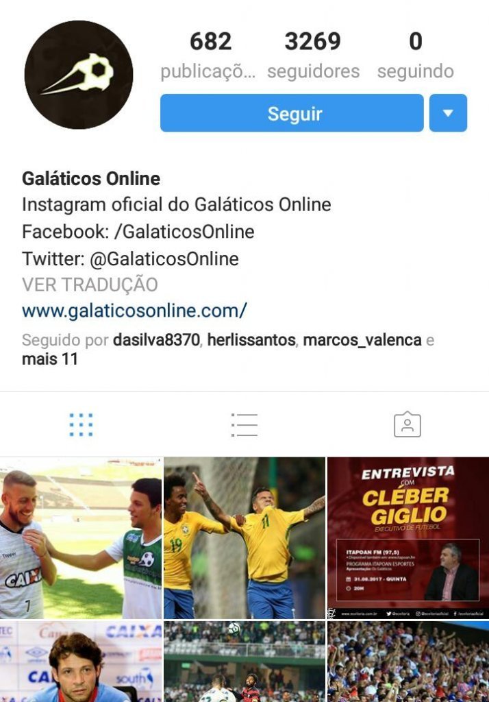 Como ver e acompanhar o futebol nas redes sociais - Notícia Oficial