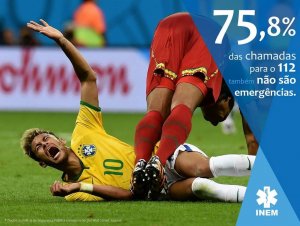 Instituto português usa imagem de Neymar em campanha contra falsas chamadas de emergência