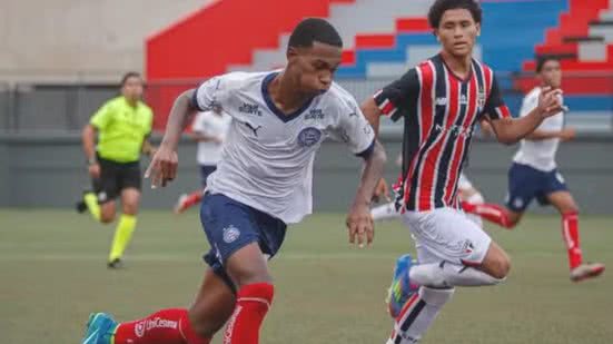Bahia e São Paulo empatam por 4 a 4 no jogo de ida - Rafael Abbehusen / Esporte Clube Bahia - Base