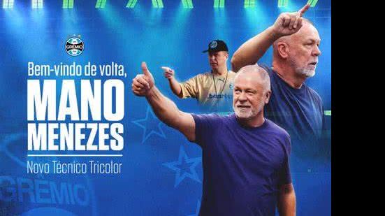 Treinador retorna a equipe gaúcha após quase 20 anos - Divulgação/Grêmio