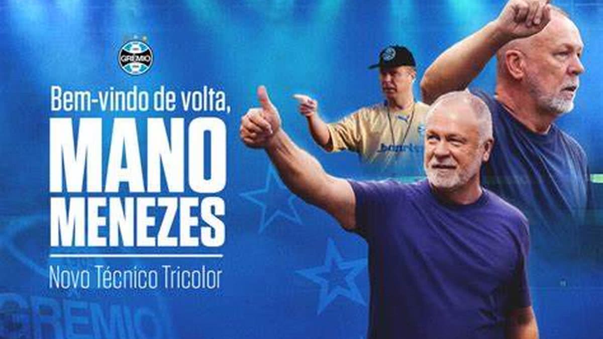 Treinador retorna a equipe gaúcha após quase 20 anos - Divulgação/Grêmio