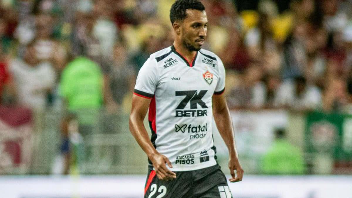 Lucas Braga foi utor do gol de empate do Vitória na partida contra o Fluminense - Victor Ferreira / EC Vitória