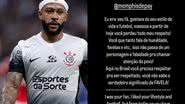 Rodrigo Coca / Ag.Corinthians e Reprodução / Instagram