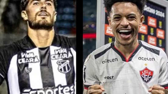 Felipe Santos/Ceará e Victor Ferreira / EC Vitória