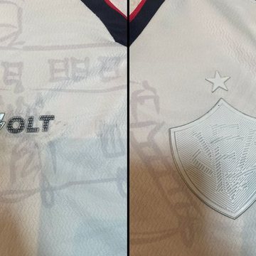Torcedor do Vitória se revolta e reclama de camisas produzidas pela Volt: \u0022Empresa mixuruca\u0022