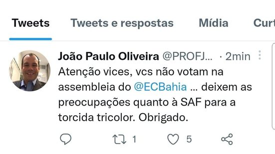 Reprodução / Twitter