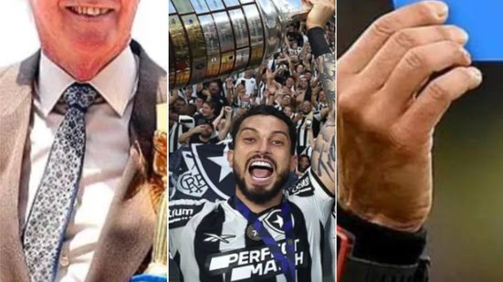 Reprodução, Vitor Silva / Botafogo e Reprodução