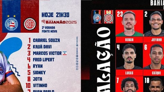 Divulgação / EC Bahia e Divulgação / Atlético de Alagoinhas