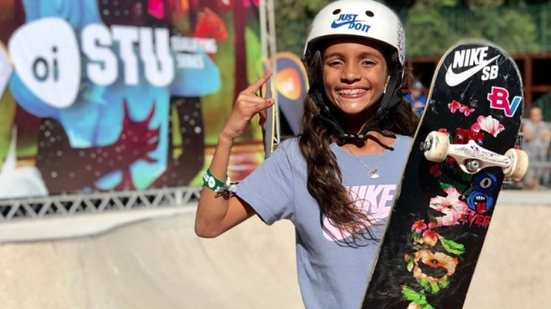 Imagem Rayssa Leal comemora apoio dos fãs na Bahia: "A galera vibrando é demais"