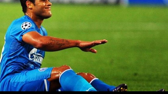 Imagem Vitória aguarda R$1,2 mi por transferência de Hulk para o Zenit