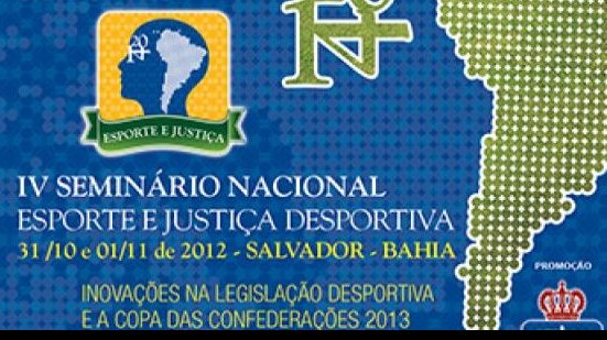 Imagem Instituto realiza Seminário sobre Justiça Desportiva em Salvador