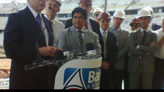 Imagem Presidente da CBF e representantes do COL elogiam Arena Fonte Nova