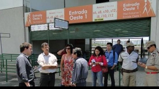 Imagem Praças esportivas candidatas à COTs recebem visita do COL