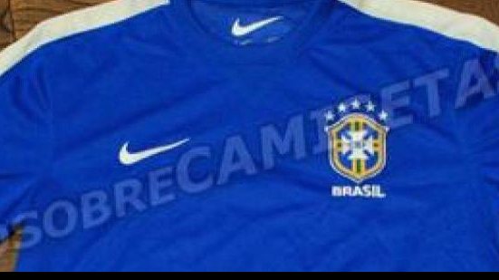 Imagem Suposta camisa azul da seleção brasileira vaza na net