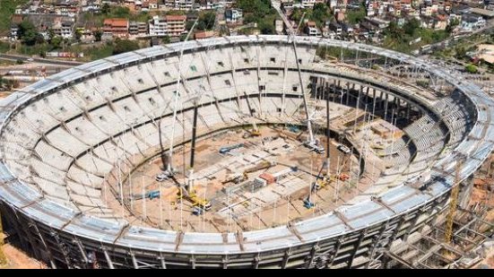Imagem Arena Fonte Nova &#039;pra valer&#039;, só no 2º semestre de 2013