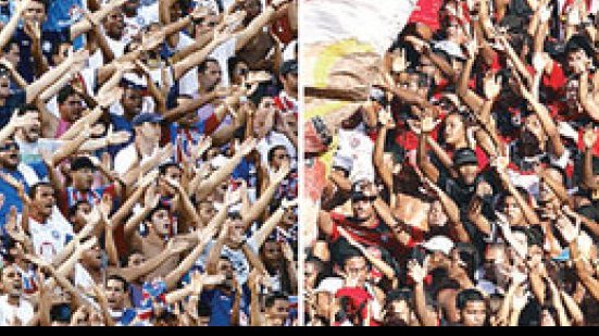 Imagem Torcida BaVi brilha e deve esgotar ingressos nesta sexta