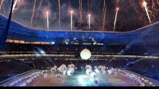 Imagem Grêmio inaugura Arena com festa digna de Olimpíada