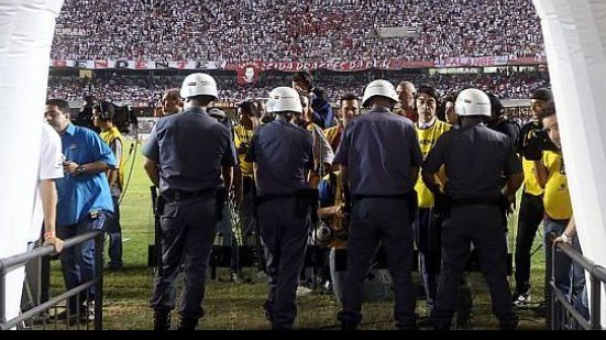 Imagem Jogadores do Tigre acusam seguranças de estarem armados; PM nega