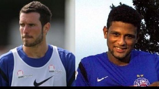 Imagem  Lucas Fonseca e Alysson não devem continuar no Bahia