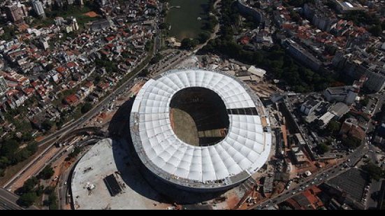 Imagem Cobertura da Arena Fonte Nova será finalizada nesta terça-feira