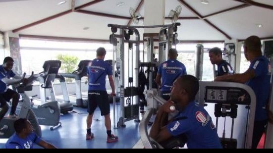 Imagem   Trabalho físico marcou treino do Bahia
