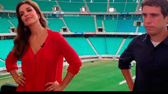 Imagem Rubro-negra, Ivete Sangalo grava programa na Arena Fonte Nova