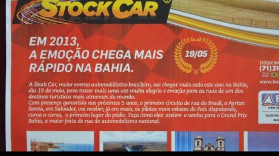Imagem Salvador deve sediar a Stock Car por mais cinco anos