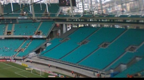 Imagem  Arena  Fonte Nova fará teste em assentos móveis neste sábado