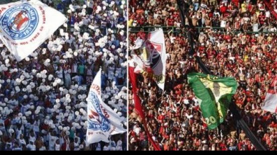 Imagem Bahia teve a sexta e o Vitória a oitava melhor média de público nos estaduais