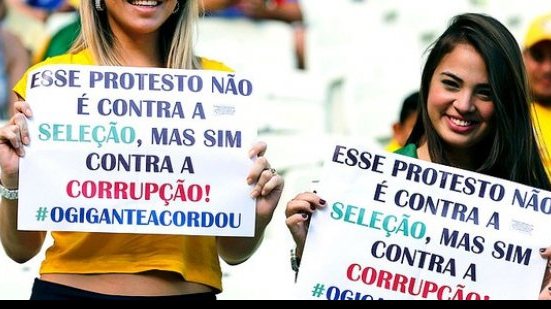 Imagem Fifa proíbe entrada de cartazes nos estádios da Copa das Confederações
