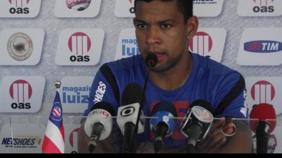 Imagem Wallyson quer Bahia de &quot;igual para igual&quot; com o Galo