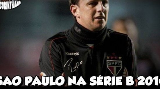 Imagem São Paulo e Rogério Ceni são alvos de gozações nas redes sociais