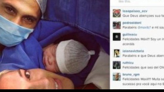 Imagem Nasce filha de Maxi Biancucchi que se chama Vittoria