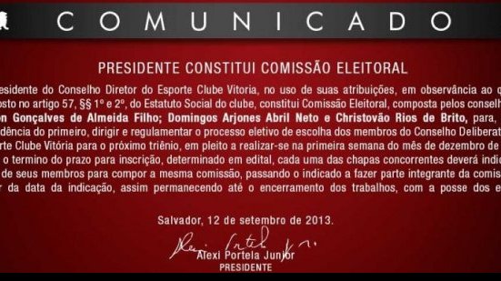 Imagem Alexi Portela constitui Comissão Eleitoral visando eleições do Conselho