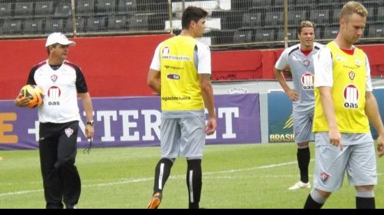 Imagem Com mudanças, Vitória encerra preparação para o Vasco