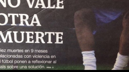 Imagem País decreta luto e morte de torcedores assusta colombianos