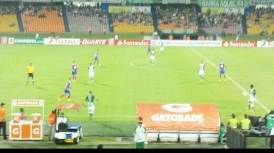 Imagem Bahia perde para o Atlético Nacional na Colômbia