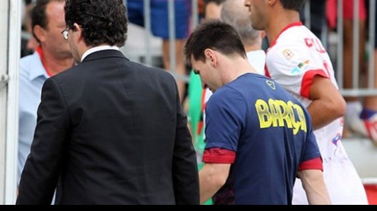 Imagem Messi ficará por duas ou três semanas longe dos gramados