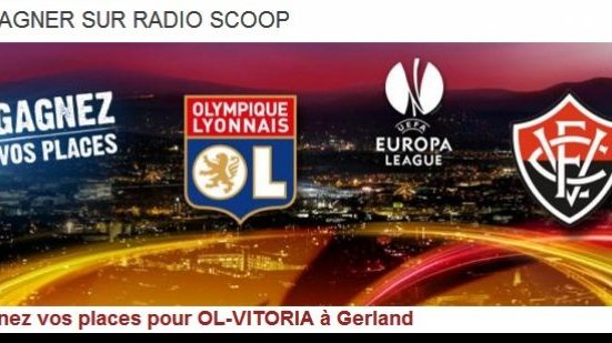 Imagem Rádio da França confunde escudo do Vitória em jogo da Liga
