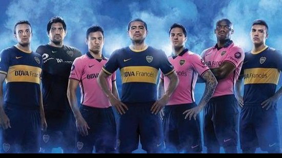 Imagem Federação argentina proíbe Boca Jrs de estrear camisa rosa