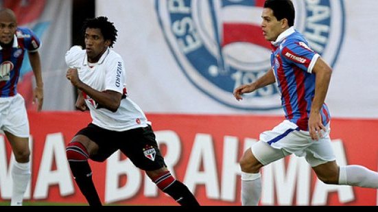 Imagem Bahia leva vantagem nos confrontos contra o São Paulo