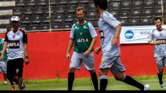Imagem Vitória finalizou as atividades para jogo contra o Fluminense
