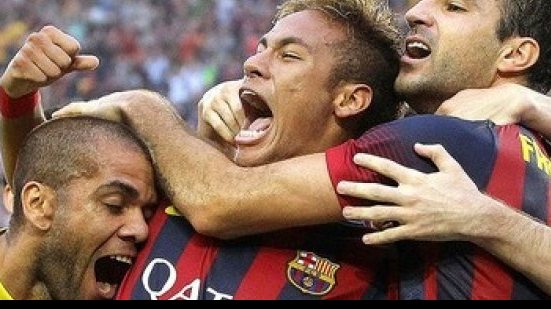 Imagem Neymar marca e Barcelona vence o Real Madrid