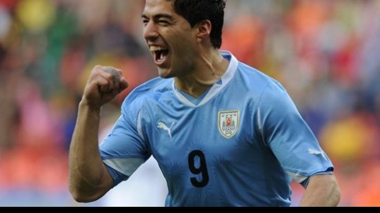 Imagem Uruguai atropela Jordânia e está a um passo da Copa