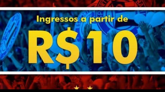 Imagem Ingressos para Bahia x Portuguesa estão à venda